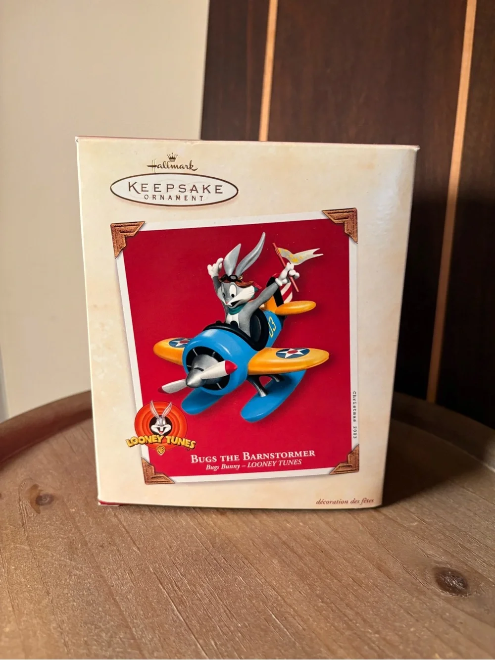 Hallmark Keepsake Bugs Bunny 'Bugs the Barnstormer' Ornament - Blue & Yellow